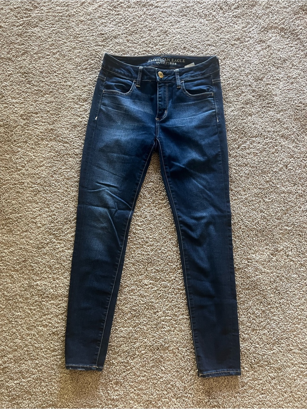 American Eagle Outfitters Dark Blue Women’s Skinny Jeans